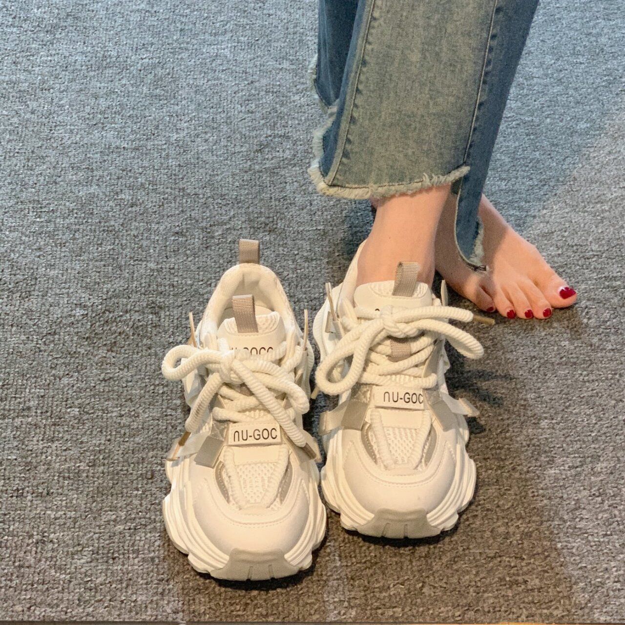 Damen Chunky-Sneaker mit atmungsaktiver Sohle und verstärktem Halt Heidi Mode - Image 2