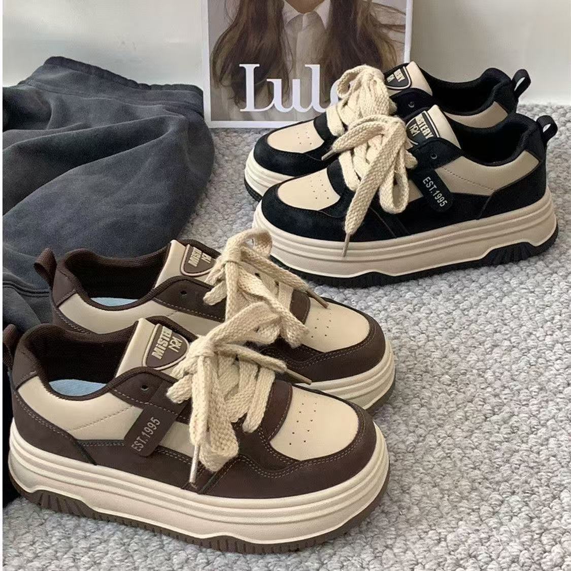 Damen Chunky Sneaker mit bequemer Dämpfung und modischem Design Heidi Mode - Image 5