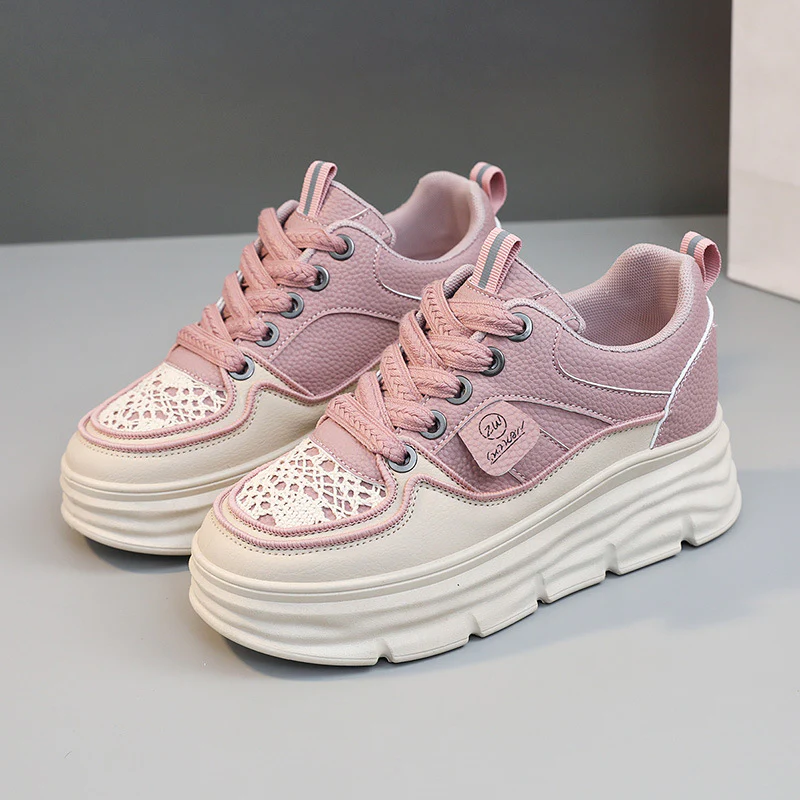 Damen Chunky Sneaker mit dämpfendem Sohlenprofil und modischem Design Heidi Mode - Image 6