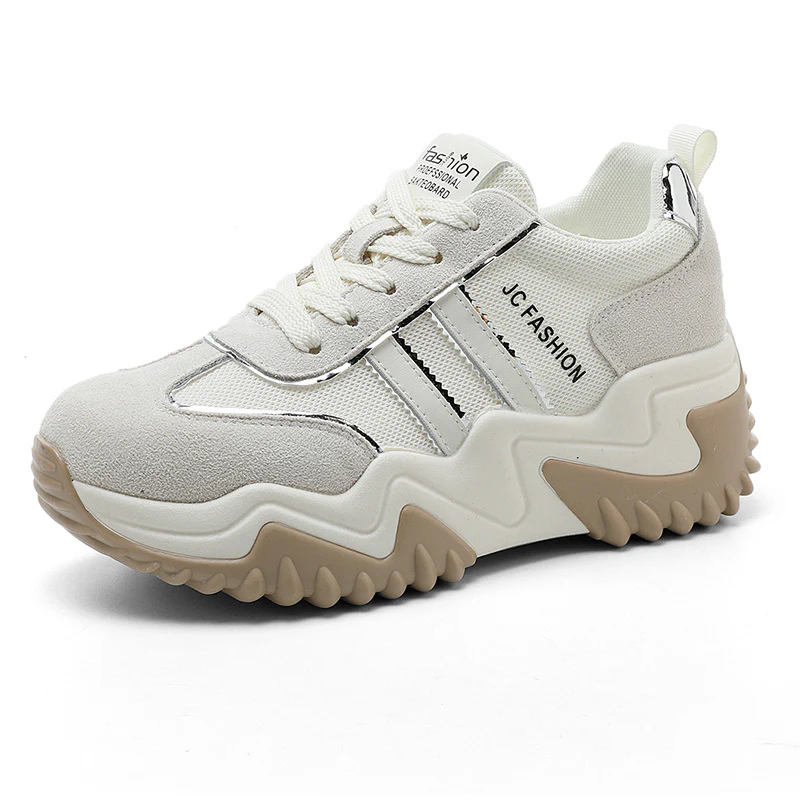 Damen Chunky Sneaker mit dämpfender Sohle und atmungsaktivem Obermaterial Heidi Mode - Image 5