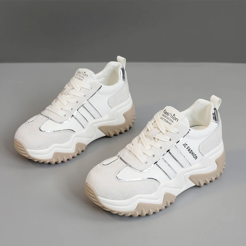 Damen Chunky Sneaker mit dämpfender Sohle und atmungsaktivem Obermaterial Heidi Mode - Image 6