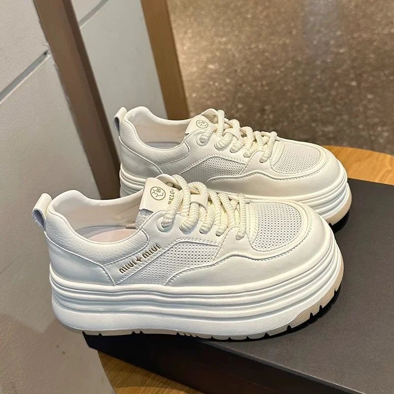 Damen Chunky-Sneaker mit dicker Plattform und atmungsaktivem Obermaterial Heidi Mode - Image 2