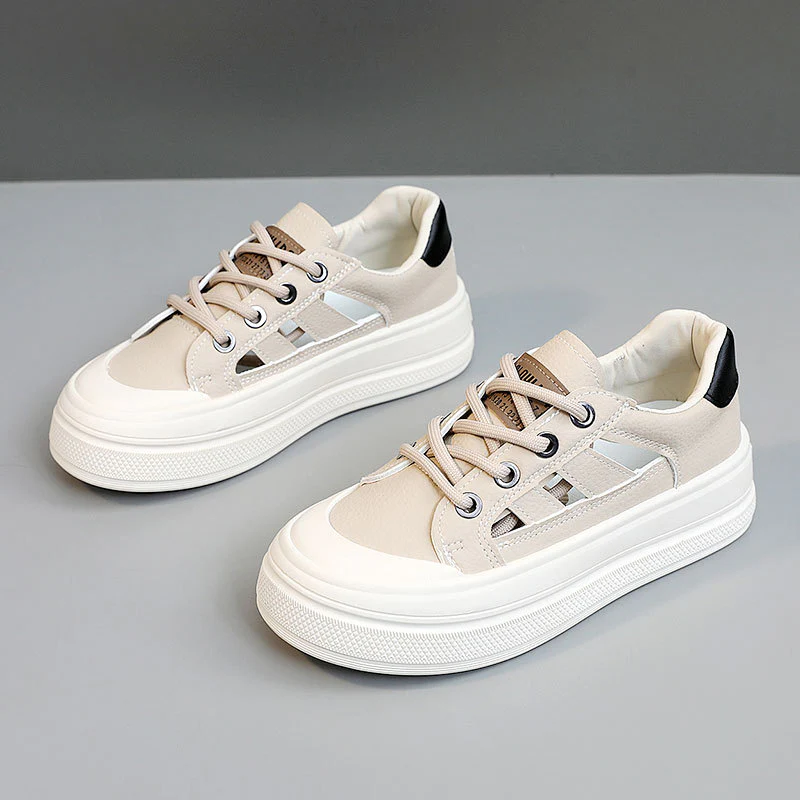 Damen Chunky Sneaker mit modischem Farbkontrast und bequemer Dämpfung Heidi Mode - Image 2