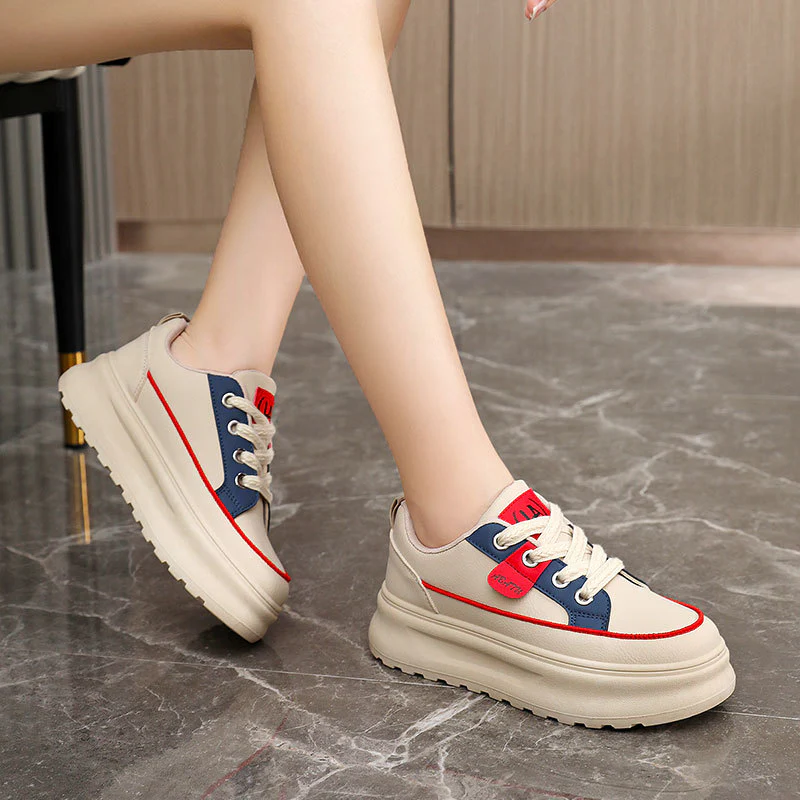 Damen Chunky Sneaker mit modischem Mehrfarbendesign und komfortabler Dämpfung Heidi Mode - Image 4