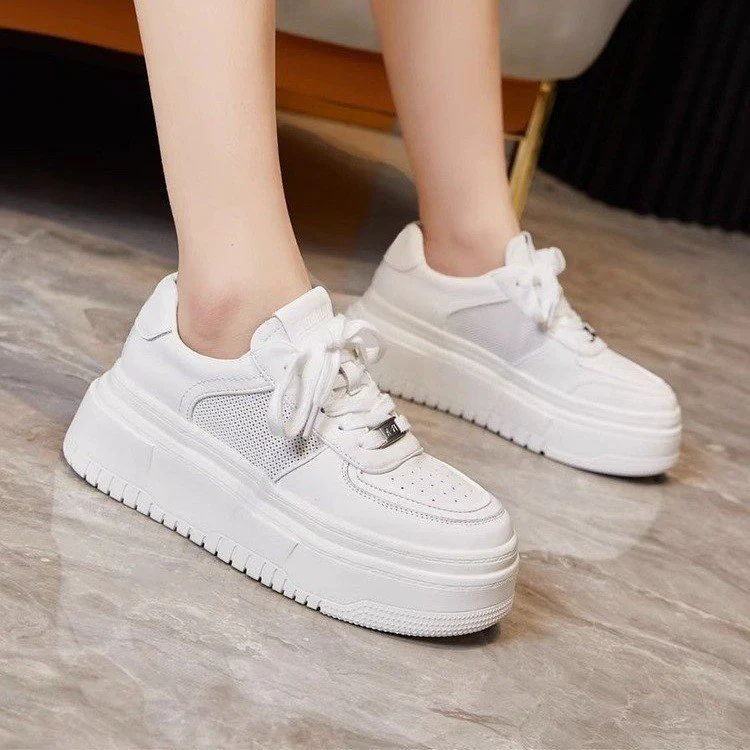 Damen Chunky Sneakers mit atmungsaktivem Mesh-Obermaterial und modischem Design Heidi Mode - Image 3