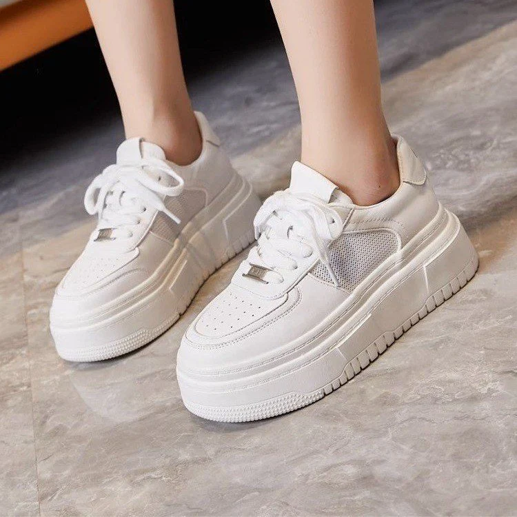 Damen Chunky Sneakers mit atmungsaktivem Mesh-Obermaterial und modischem Design Heidi Mode - Image 5