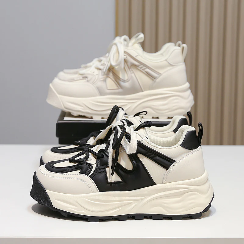 Damen Chunky Sneakers mit atmungsaktivem Obermaterial und innovativer Dämpfung Heidi Mode - Image 2