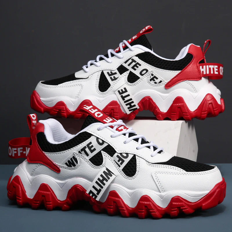 Damen Chunky Sneakers mit atmungsaktivem Obermaterial und rutschfester Laufsohle Heidi Mode - Image 9