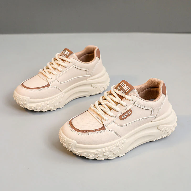 Damen Chunky Sneakers mit atmungsaktivem Obermaterial und strapazierfähiger Sohle Heidi Mode - Image 2