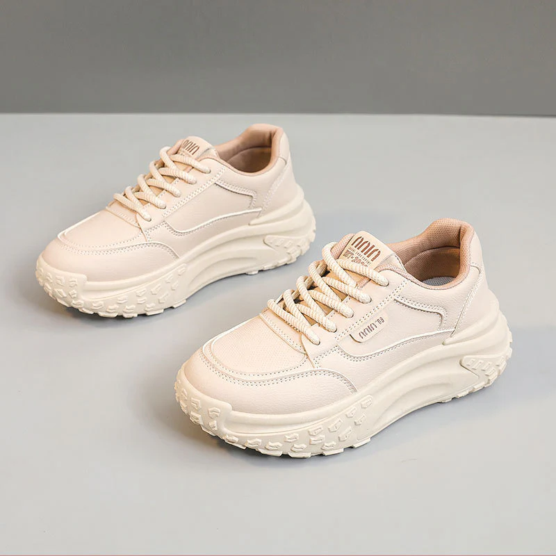 Damen Chunky Sneakers mit atmungsaktivem Obermaterial und strapazierfähiger Sohle Heidi Mode - Image 3