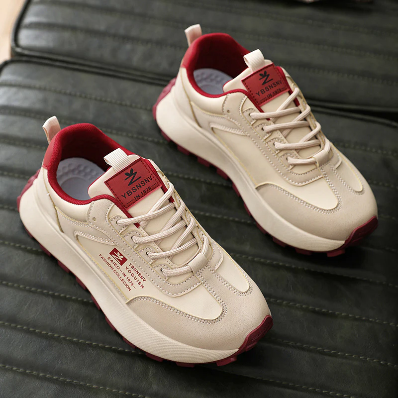 Damen Chunky Sneakers mit atmungsaktiven Mesh-Einsätzen und dämpfender Sohle Heidi Mode - Image 2