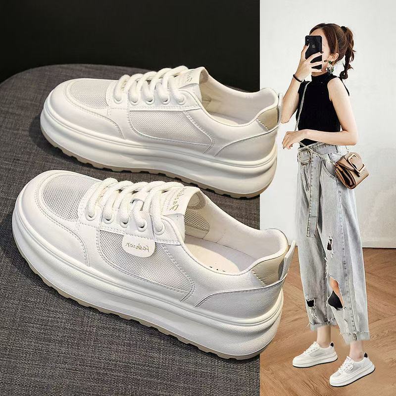 Damen Chunky Sneakers mit atmungsaktiver Mesh-Oberfläche und dämpfender Sohle Heidi Mode - Image 4