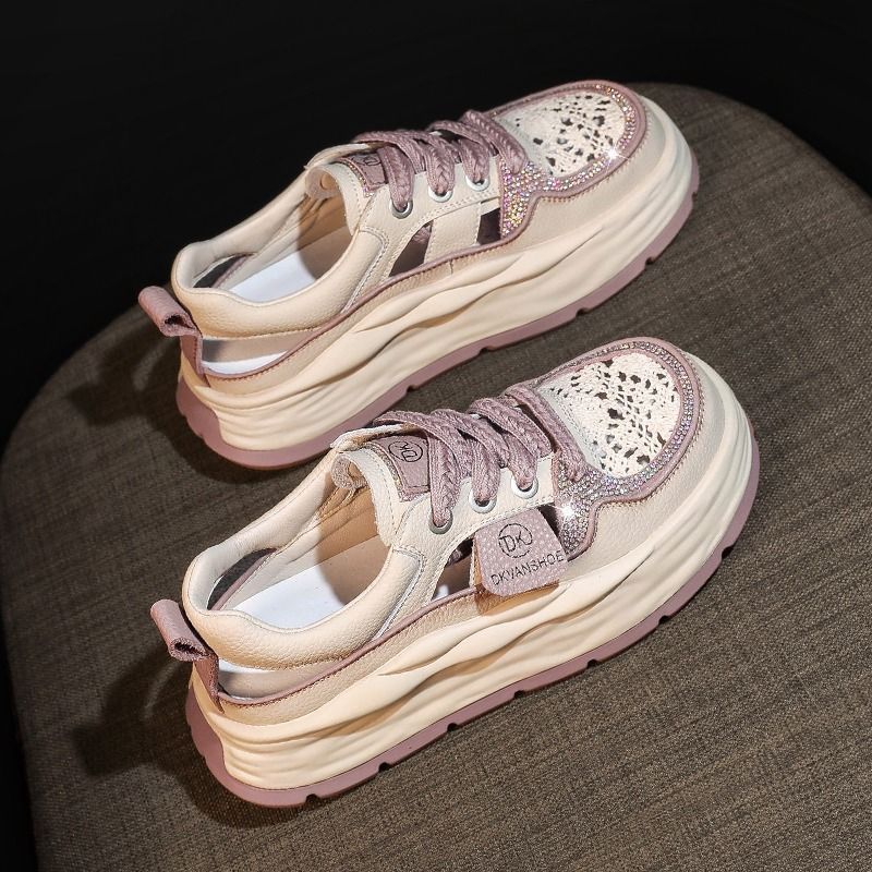 Damen Chunky Sneakers mit atmungsaktiver Mesh-Oberfläche und komfortabler Dämpfung Heidi Mode - Image 3
