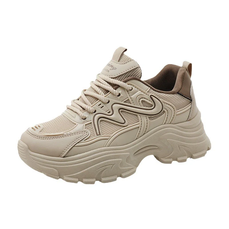 Damen Chunky Sneakers mit atmungsaktiver Mesh-Oberfläche und komfortabler Dämpfung Heidi Mode - Image 5