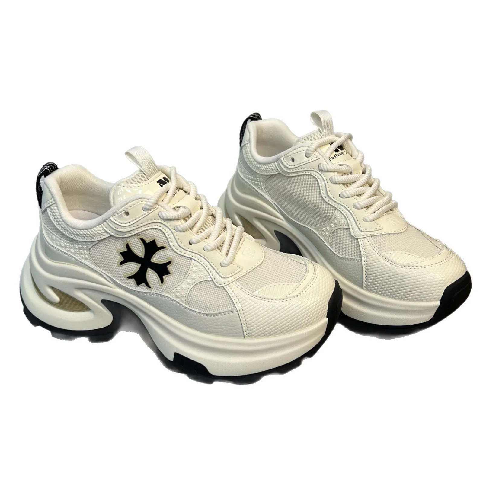 Damen Chunky Sneakers mit atmungsaktiver Mesh-Oberfläche und stabiler Sohle Heidi Mode - Image 5
