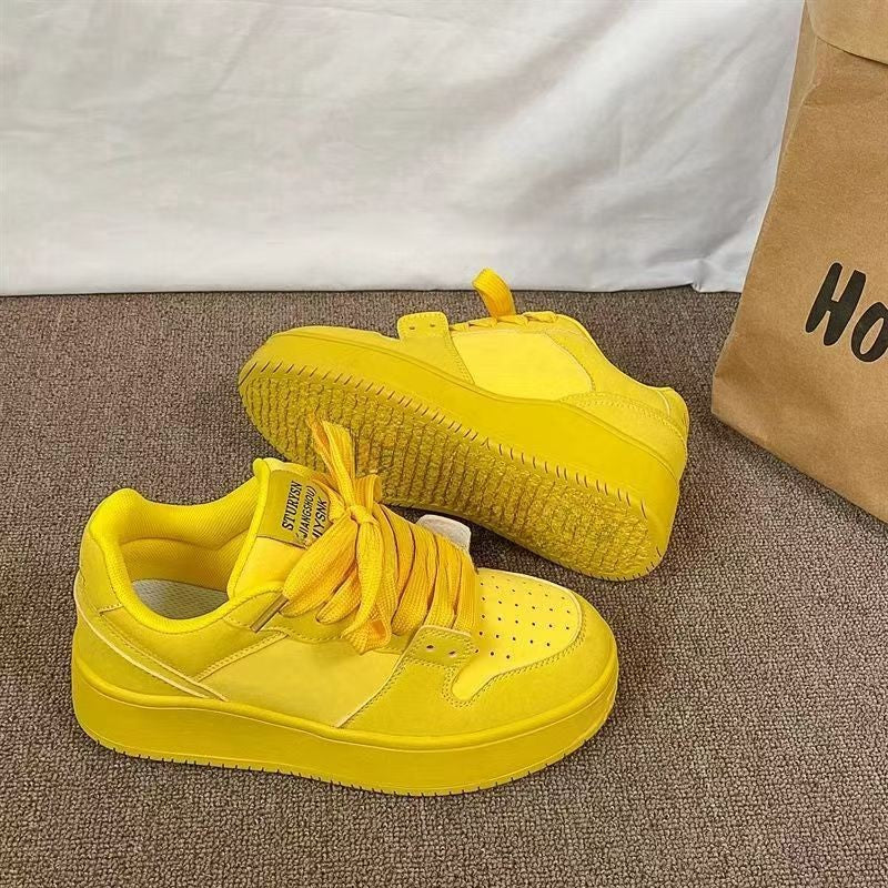Damen Chunky Sneakers mit atmungsaktiver Oberflächenstruktur und dämpfender Sohle Heidi Mode - Image 2