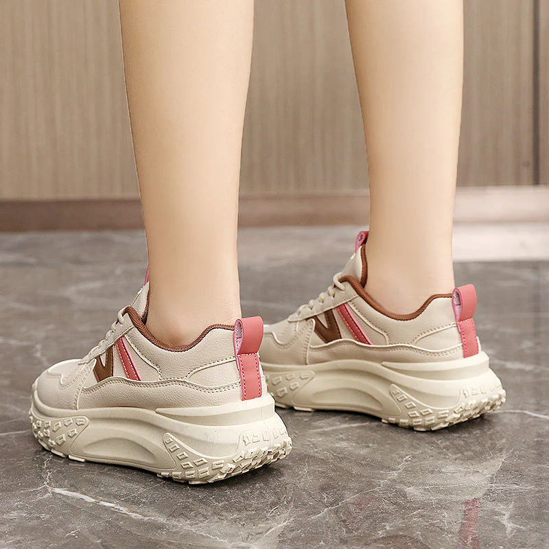 Damen Chunky Sneakers mit dämpfender Laufsohle und atmungsaktivem Obermaterial Heidi Mode - Image 4