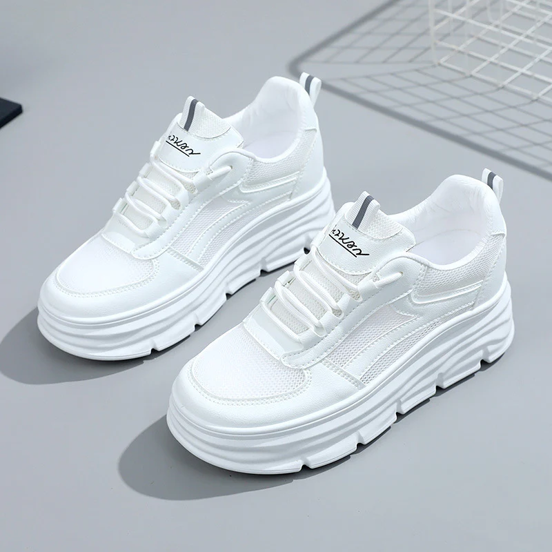 Damen Chunky Sneakers mit dämpfender Sohle und atmungsaktiver Oberflächenstruktur Heidi Mode - Image 2