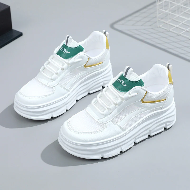 Damen Chunky Sneakers mit dämpfender Sohle und atmungsaktiver Oberflächenstruktur Heidi Mode - Image 7