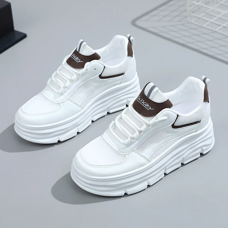 Damen Chunky Sneakers mit dämpfender Sohle und atmungsaktiver Oberflächenstruktur Heidi Mode - Image 8
