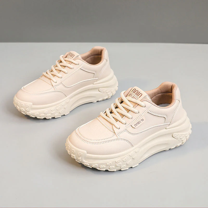 Damen Chunky Sneakers mit dämpfender Sohle und atmungsaktiver Obermaterialstruktur Heidi Mode - Image 2
