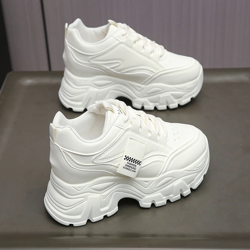 Damen Chunky Sneakers mit dämpfender Sohle und sportlichem Design Heidi Mode - Image 7