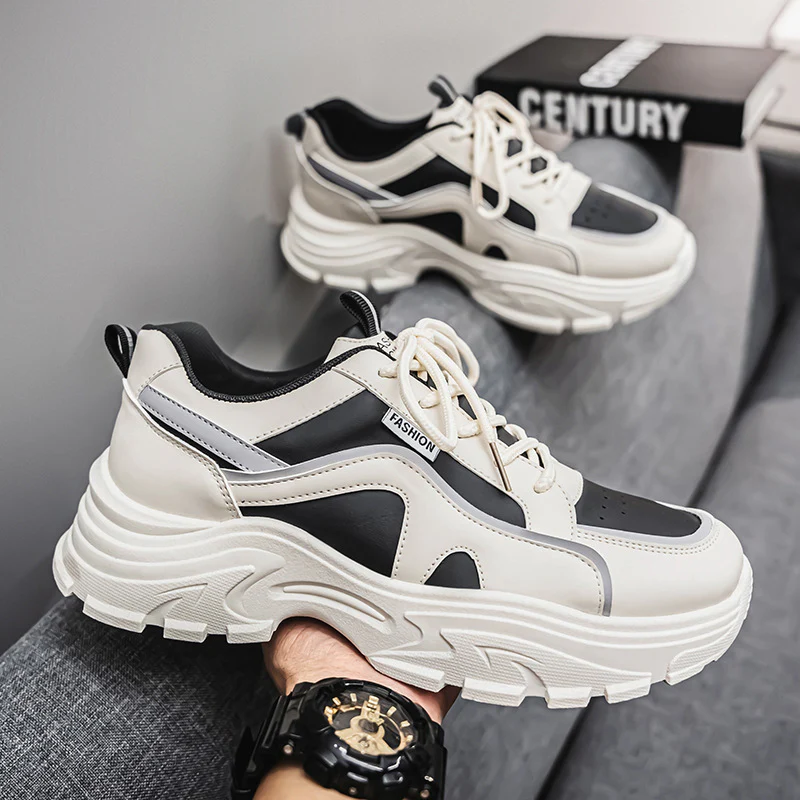 Damen Chunky Sneakers mit ergonomischem Design und dämpfendem Sohlenprofil Heidi Mode - Image 3