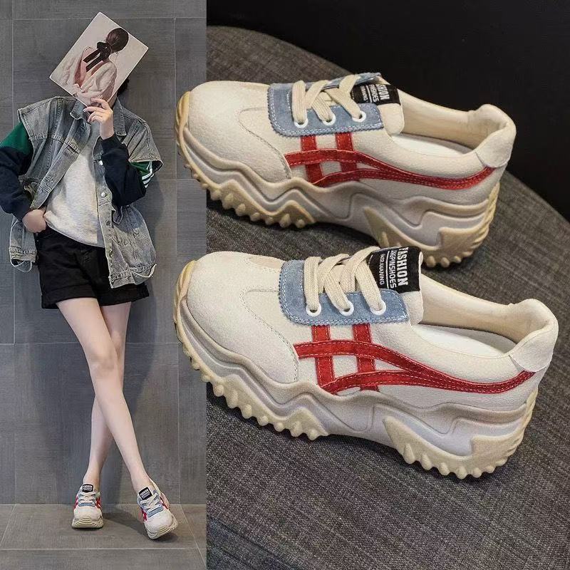 Damen Chunky Sneakers mit ergonomischem Sohlenprofil und atmungsaktivem Obermaterial Heidi Mode - Image 5