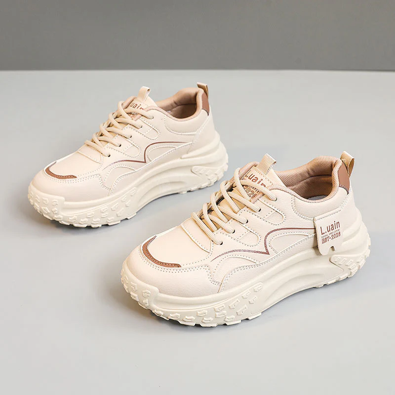 Damen Chunky Sneakers mit ergonomischer Dämpfung und rutschfester Sohle Heidi Mode - Image 7