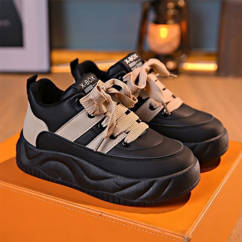 Damen Chunky Sneakers mit gepolsterter Sohle und stylischem Schnürdesign Heidi Mode - Image 6