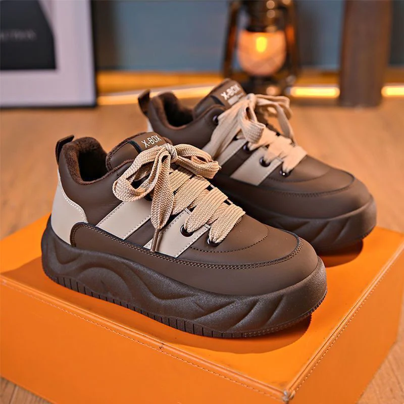 Damen Chunky Sneakers mit gepolsterter Sohle und stylischem Schnürdesign Heidi Mode - Image 7