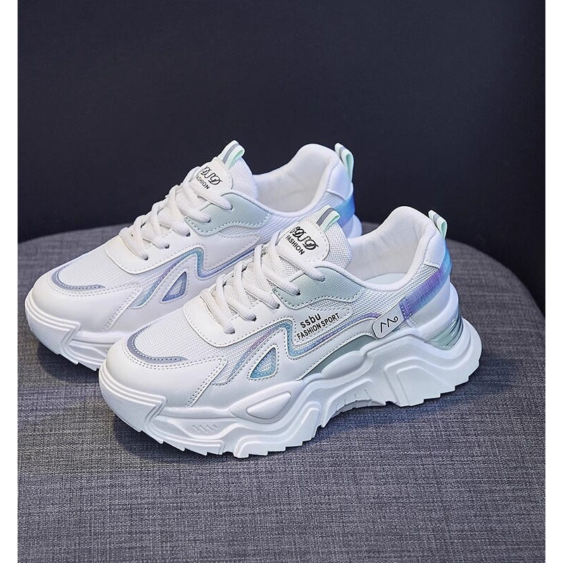 Damen Chunky Sneakers mit glänzenden Akzenten und auffälligem Design Heidi Mode - Image 2