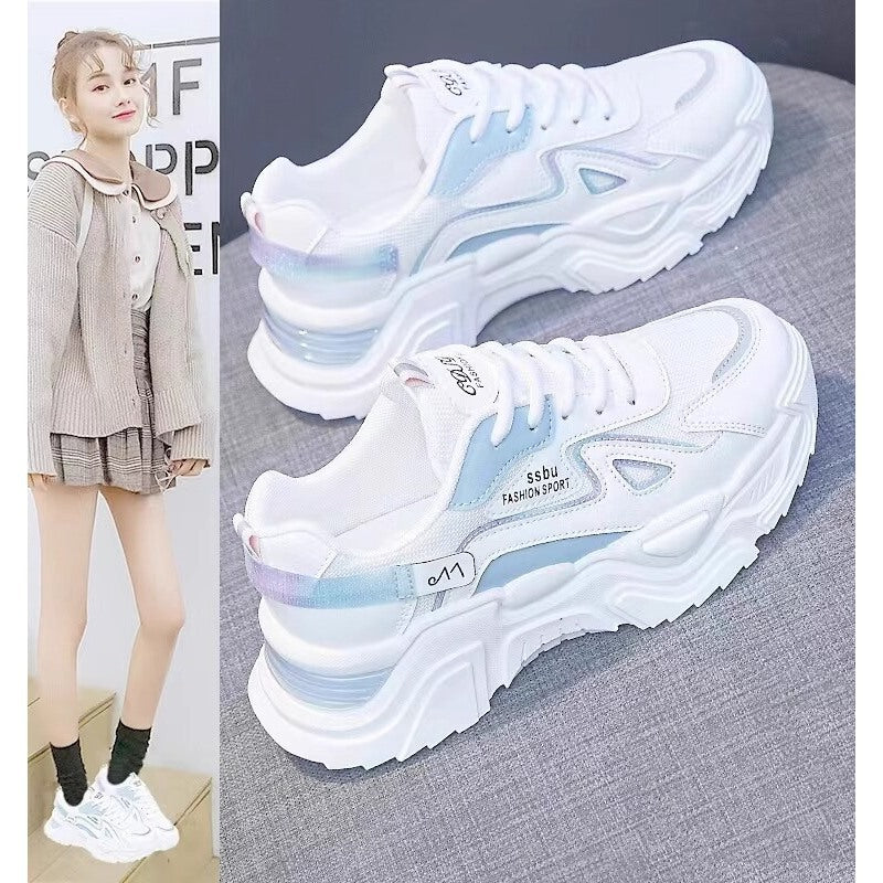 Damen Chunky Sneakers mit glänzenden Akzenten und auffälligem Design Heidi Mode - Image 4