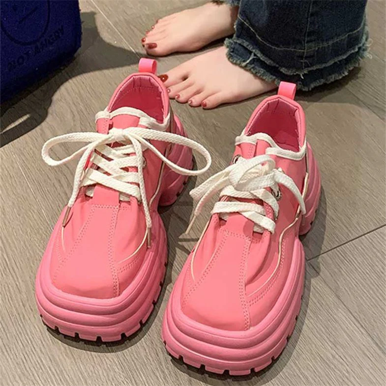 Damen Chunky Sneakers mit innovativem Dämpfungssystem und atmungsaktiver Oberflächenstruktur Heidi Mode - Image 4