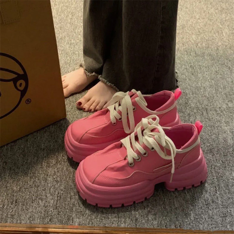 Damen Chunky Sneakers mit innovativem Dämpfungssystem und atmungsaktiver Oberflächenstruktur Heidi Mode - Image 7
