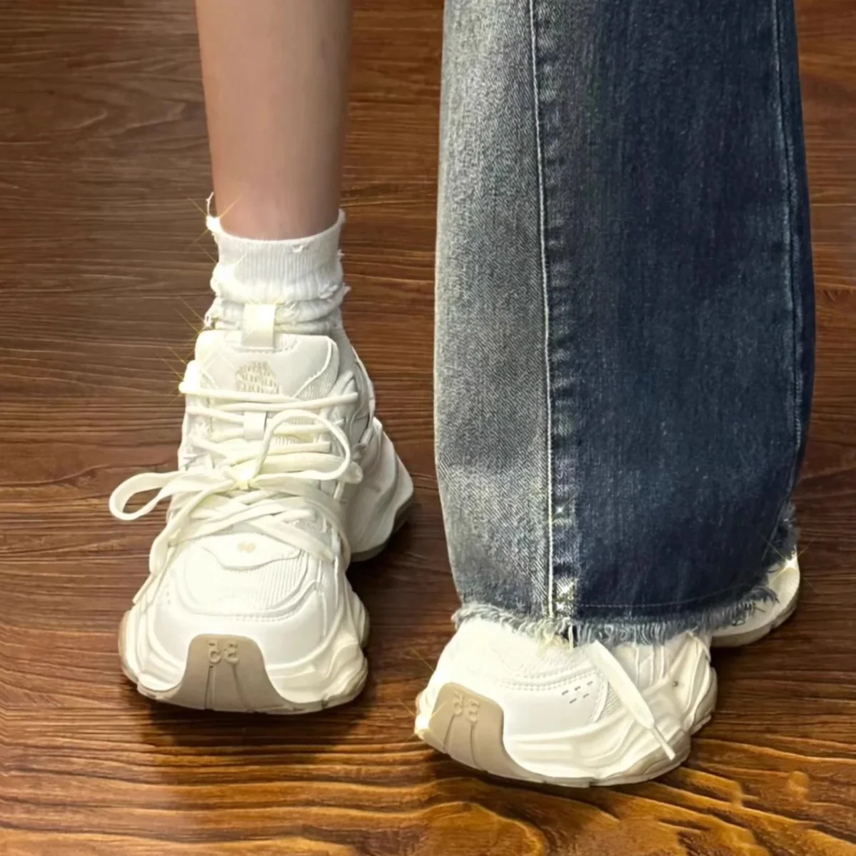 Damen Chunky Sneakers mit innovativer Dämpfung und flexibler Sohle Heidi Mode - Image 3