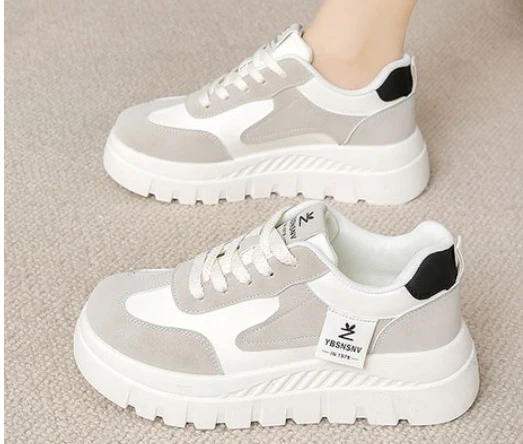 Damen Chunky Sneakers mit komfortabler dämpfender Sohle und atmungsaktiver Oberstruktur Heidi Mode - Image 2