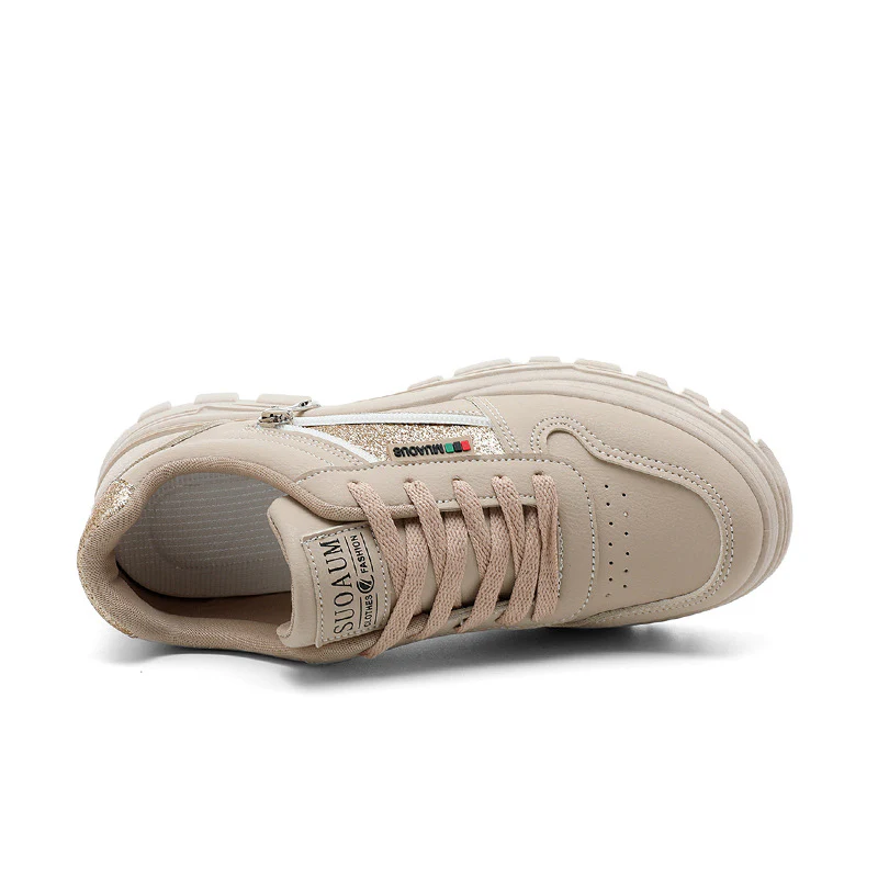Damen Chunky Sneakers mit modischem Glitzer-Akzent und robustem Design Heidi Mode - Image 3