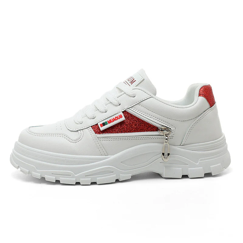Damen Chunky Sneakers mit modischem Glitzer-Akzent und robustem Design Heidi Mode - Image 8