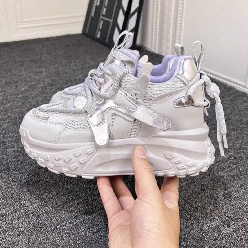 Damen Chunky Sneakers mit reflektierendem Obermaterial und innovativer Dämpfung Heidi Mode - Image 4