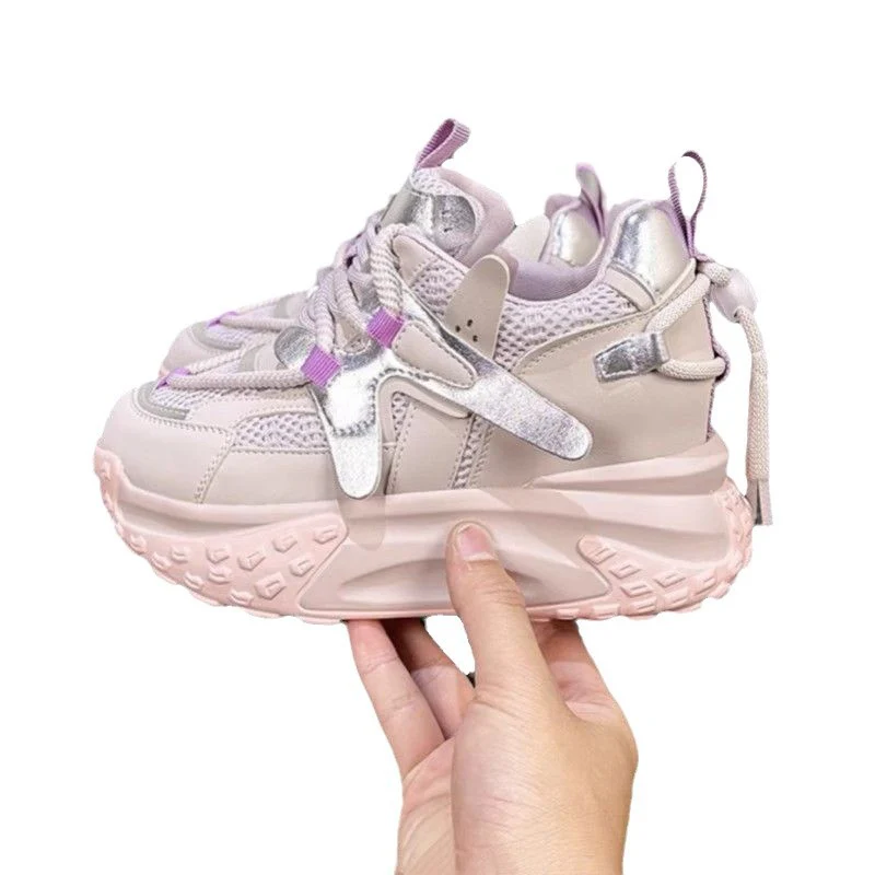 Damen Chunky Sneakers mit reflektierendem Obermaterial und innovativer Dämpfung Heidi Mode - Image 5