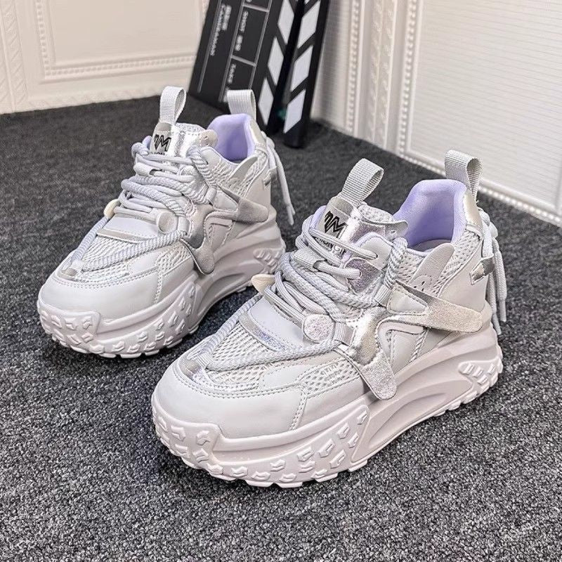 Damen Chunky Sneakers mit reflektierendem Obermaterial und innovativer Dämpfung Heidi Mode - Image 7