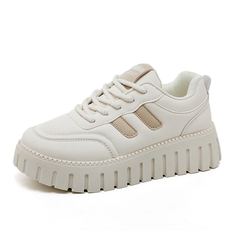 Damen Chunky Sneakers mit rutschfester Laufsohle und gepolstertem Innenfutter Heidi Mode - Image 5
