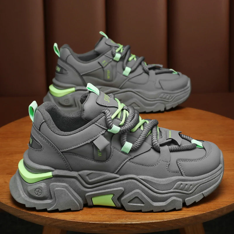Damen Chunky Sneakers mit rutschfester Sohle und atmungsaktiver Mesh-Oberfläche Heidi Mode - Image 2