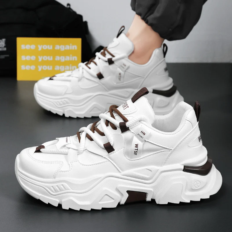 Damen Chunky Sneakers mit rutschfester Sohle und atmungsaktiver Mesh-Oberfläche Heidi Mode - Image 4