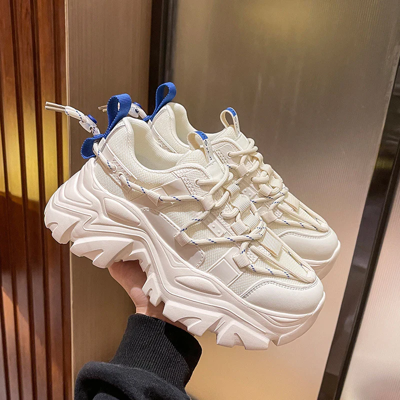 Damen Chunky Sneakers mit rutschfester Sohle und ergonomischer Dämpfung Heidi Mode - Image 7