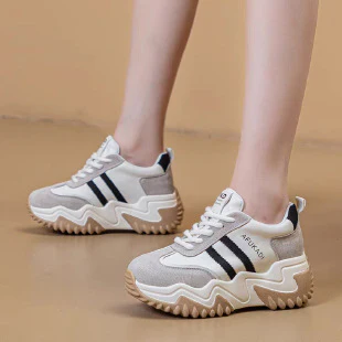 Damen Chunky Sneakers mit sportlichem Design und dämpfender Sohle Heidi Mode - Image 4