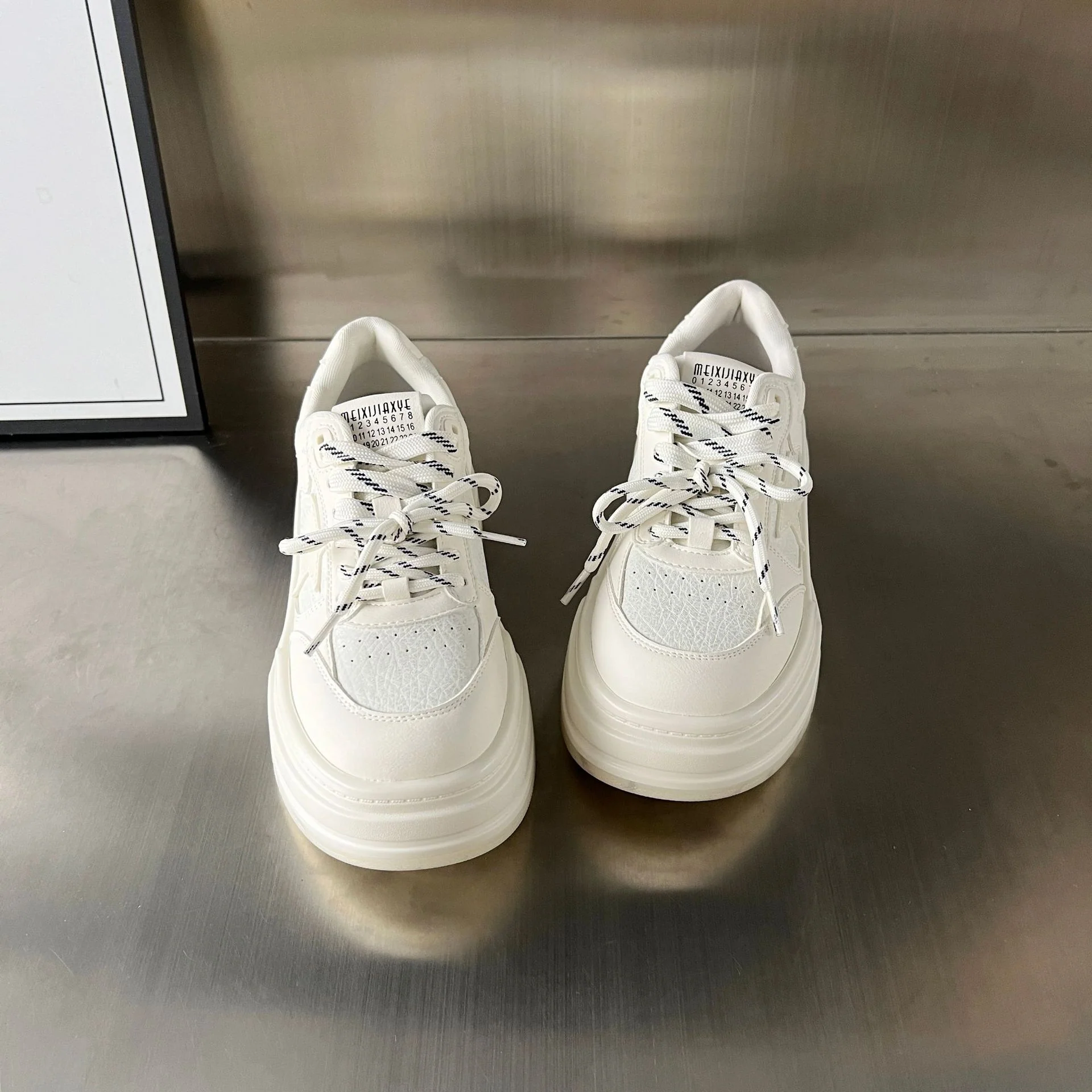 Damen Chunky Sneakers mit stabiler Plattform und atmungsaktiver Obermaterialbeschaffenheit Heidi Mode - Image 5