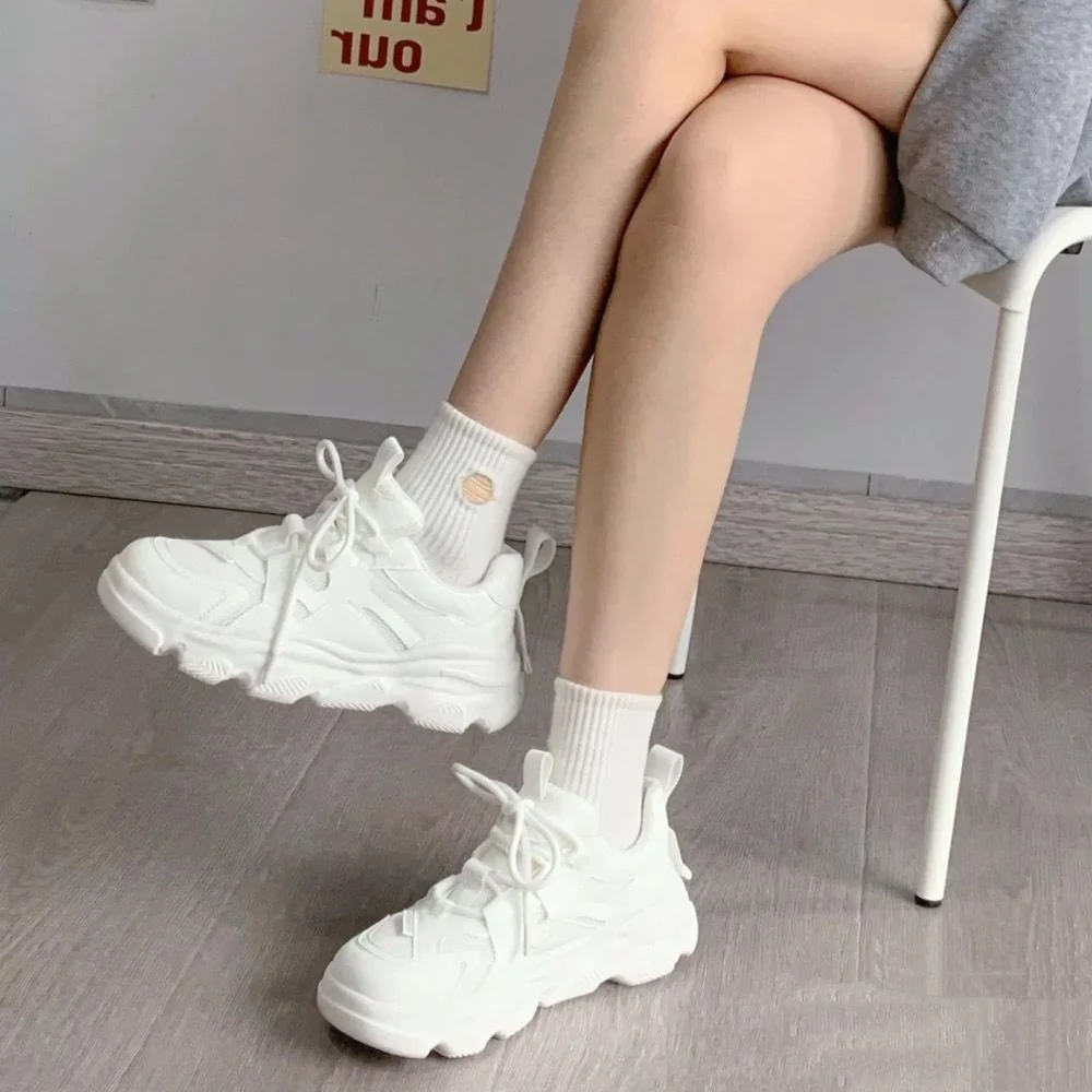 Damen Chunky Sneakers mit trendigem Design und komfortabler Stützsohle Heidi Mode - Image 3