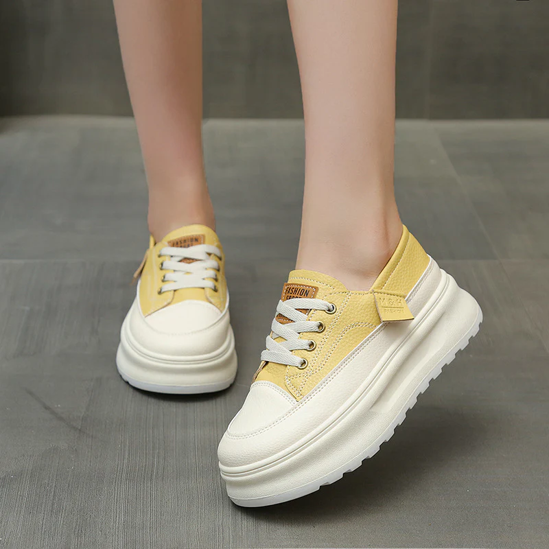 Damen Chunky Sneakers mit trendiger Plateausohle Heidi Mode - Image 3